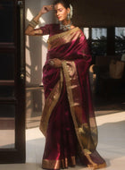 Tissue Wedding Saree