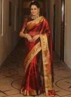 Tissue Wedding Saree