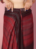 Maroon Ready to Wear Saree Pre-Stitched 1 Minute