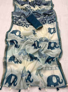 White Chanderi Saree