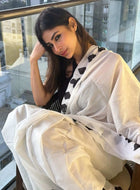White Chanderi Saree