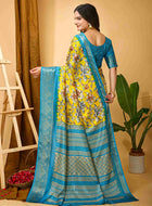 Yellow Dola Silk Cotton Saree