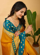 Yellow Dola Silk Cotton Saree