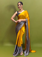 Yellow Ready-to-Wear Saree