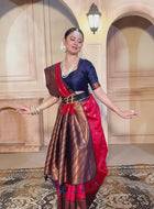 Silk Saree Pink