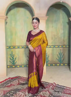Kanjivaram Saree Mustard