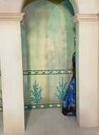 Sky Blue Kanchipuram Silk Saree