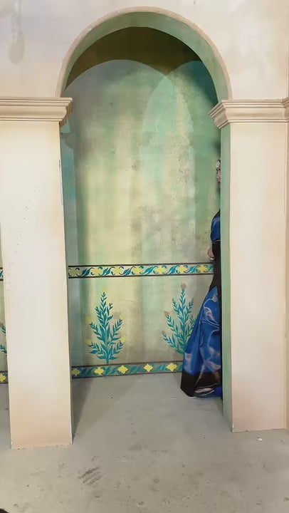 Sky Blue Kanchipuram Silk Saree
