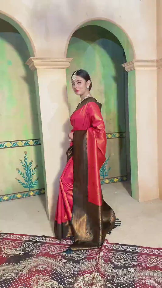 Kanjivaram Saree Red