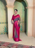 Mauve Kanchipuram Silk Saree