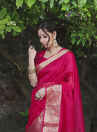 Red Organza Saree