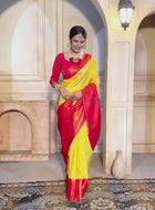Lemon Yellow Kanjivaram Silk Saree