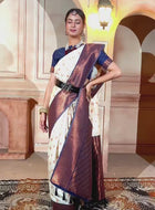 Silk Saree Cream