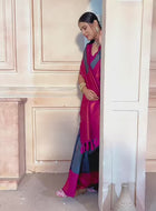 Mauve Kanjivaram Silk Saree