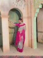 Kanjivaram Saree Cream
